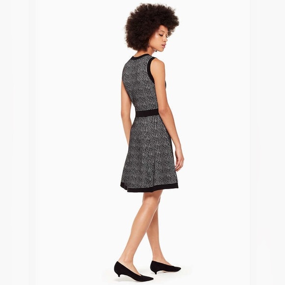 Kate Spade New York Mod Plaid Sweater Dress - Picture 4 of 13